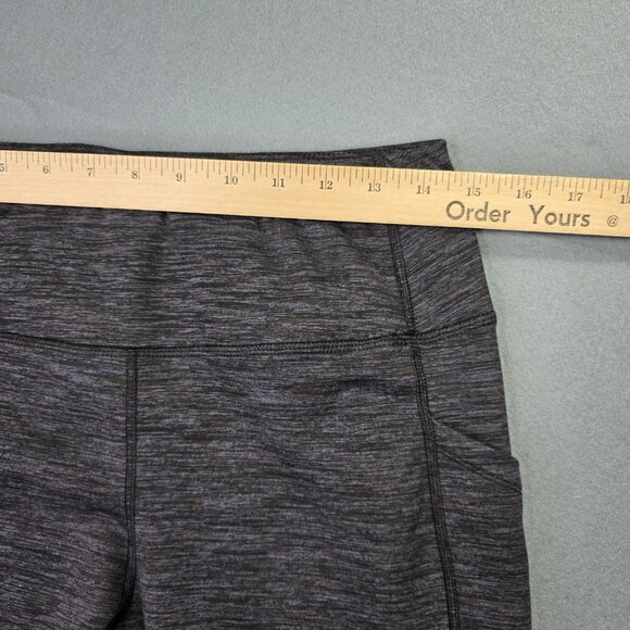 Soul Sky Pants Womens Large Gray High Rise Yoga Leggings Pockets Athletic Gym - Picture 8 of 11